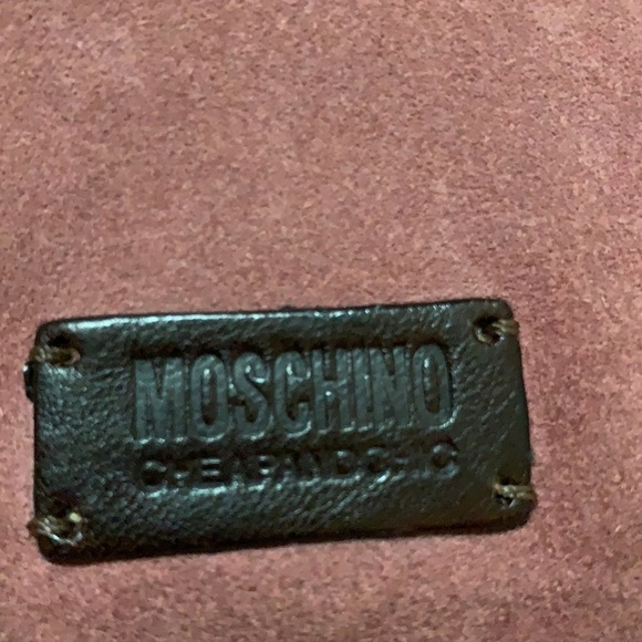Moschino cheap and chic pink suede bag - Picture 3 of 5